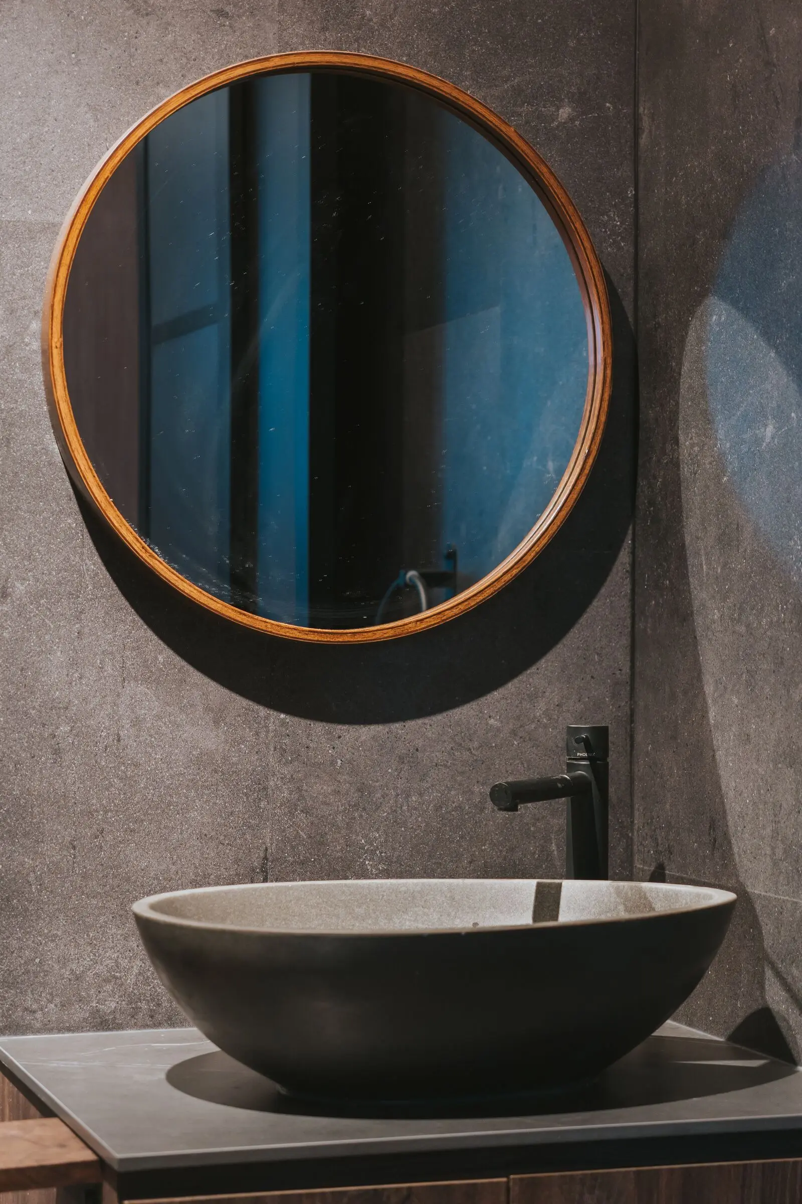 Vertical bathroom detail at 213C Punggol Walk