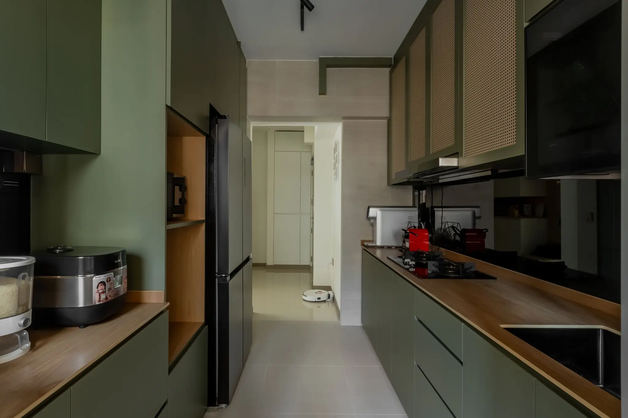 Kitchen storage and countertop at 220B Tengah Garden