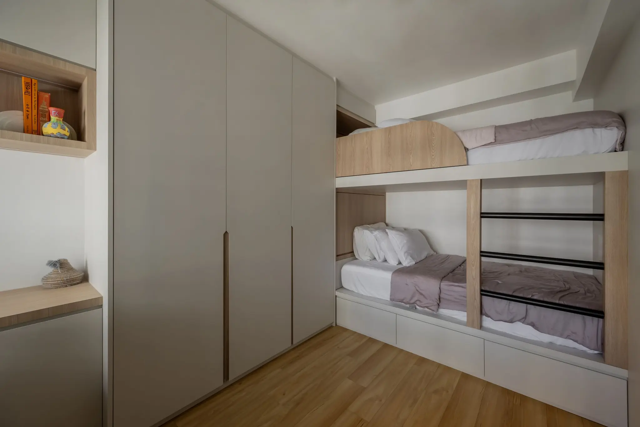 Bunk bed and wardrobe design at 248 Pasir Ris
