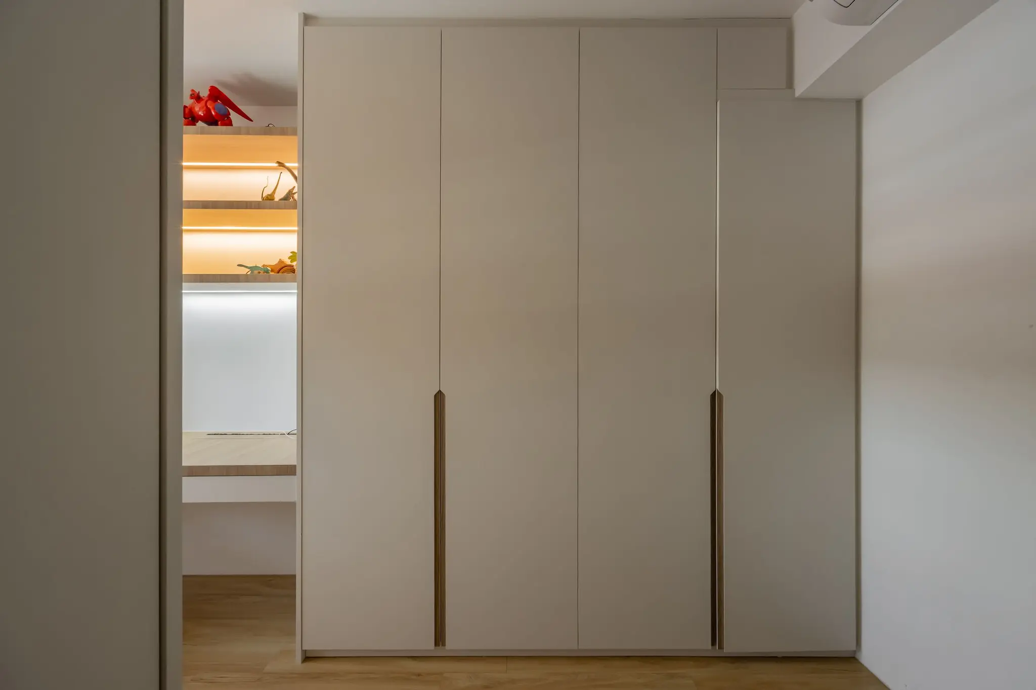 Bedroom desk and storage carpentry at 248 Pasir Ris