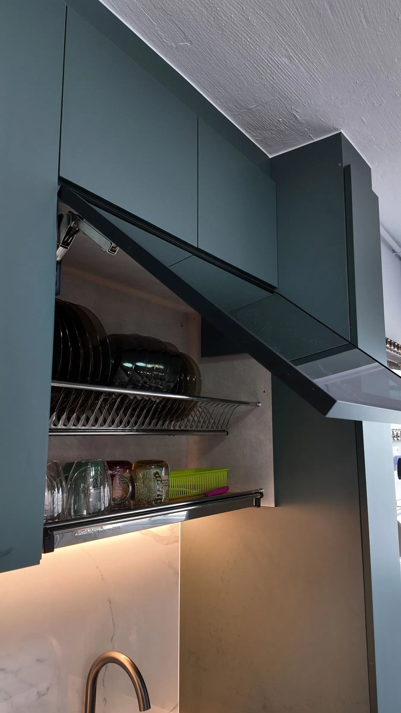 Kitchen storage and countertop detail at 337 Bukit Batok