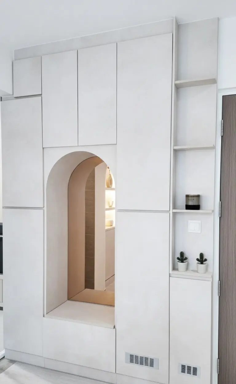 Kitchen worktop with light cabinetry at 371B Sembawang Ave