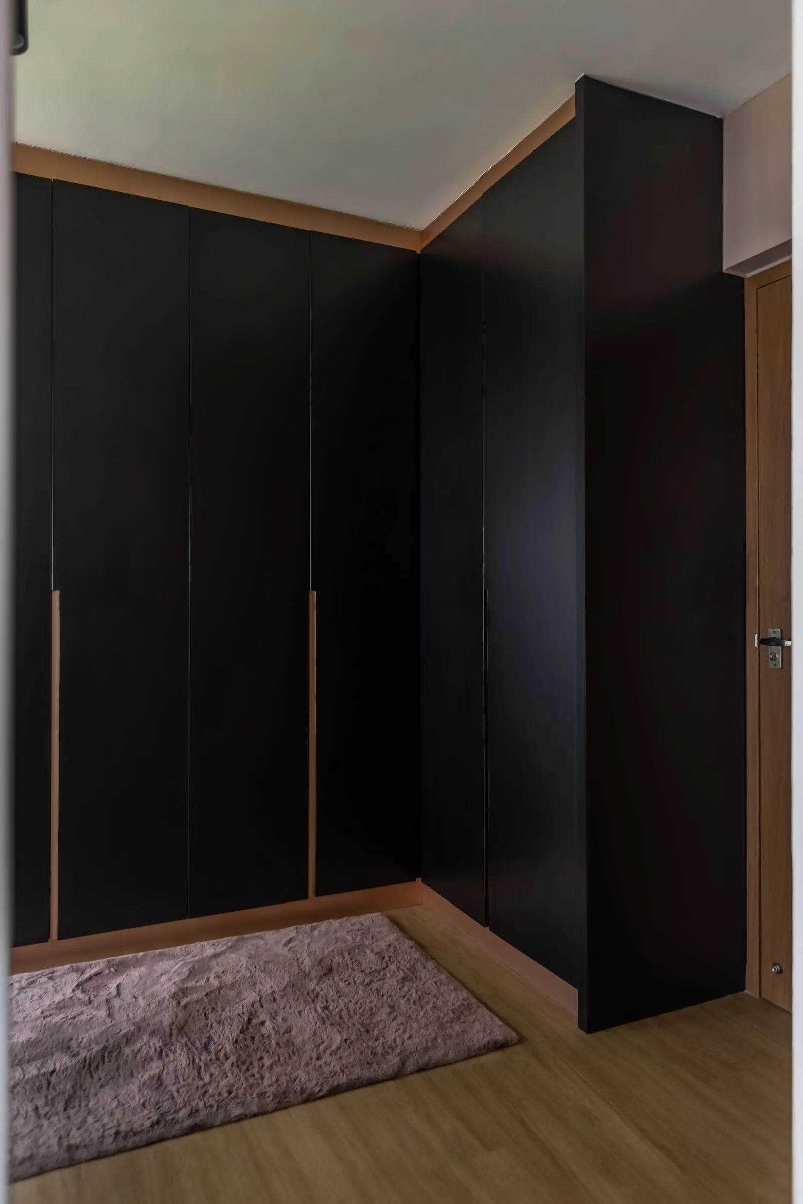 Floor-to-ceiling bedroom wardrobes at 401A North Shore
