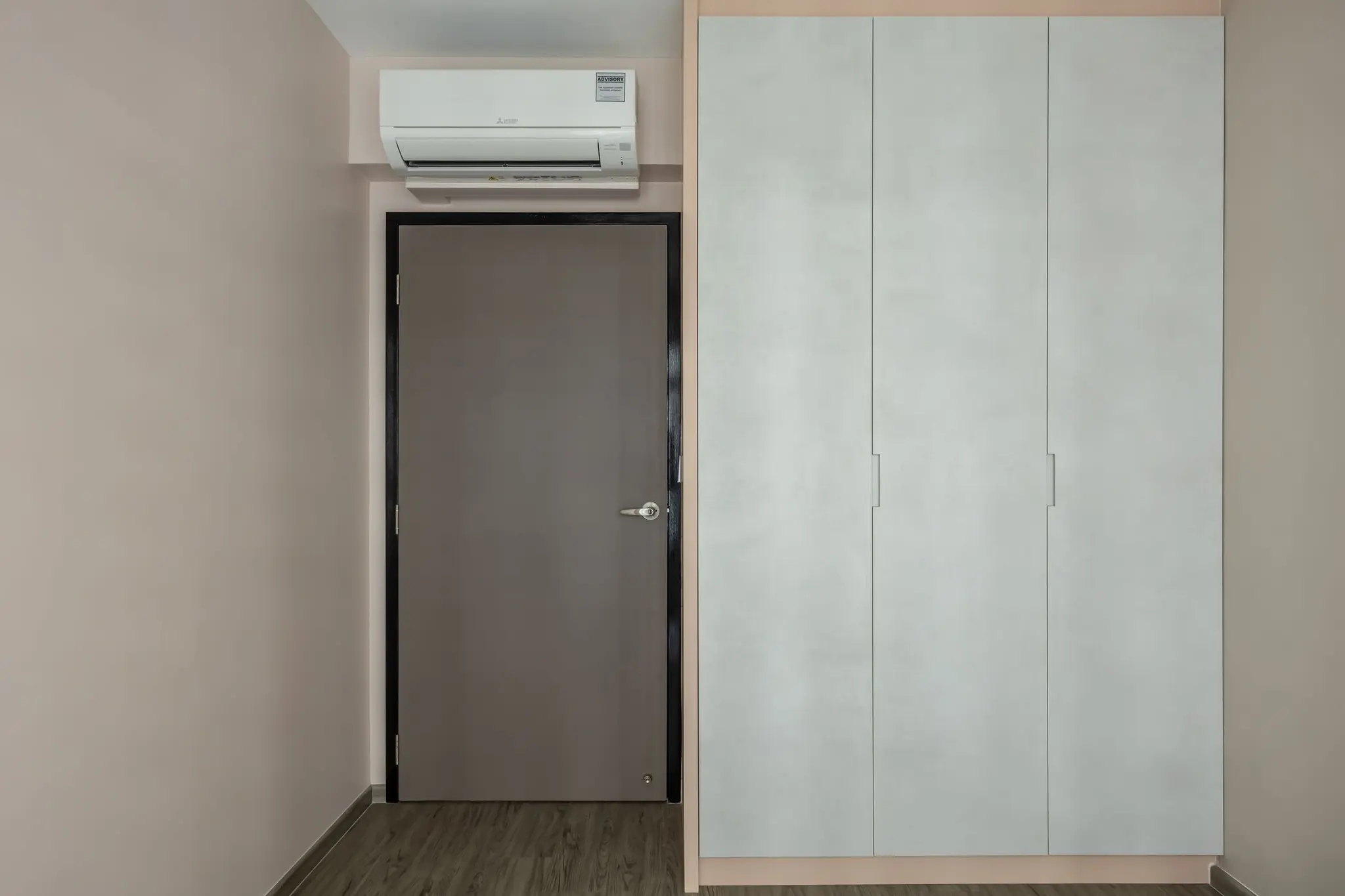Bedroom wardrobe and vanity at 447A Punggol Way