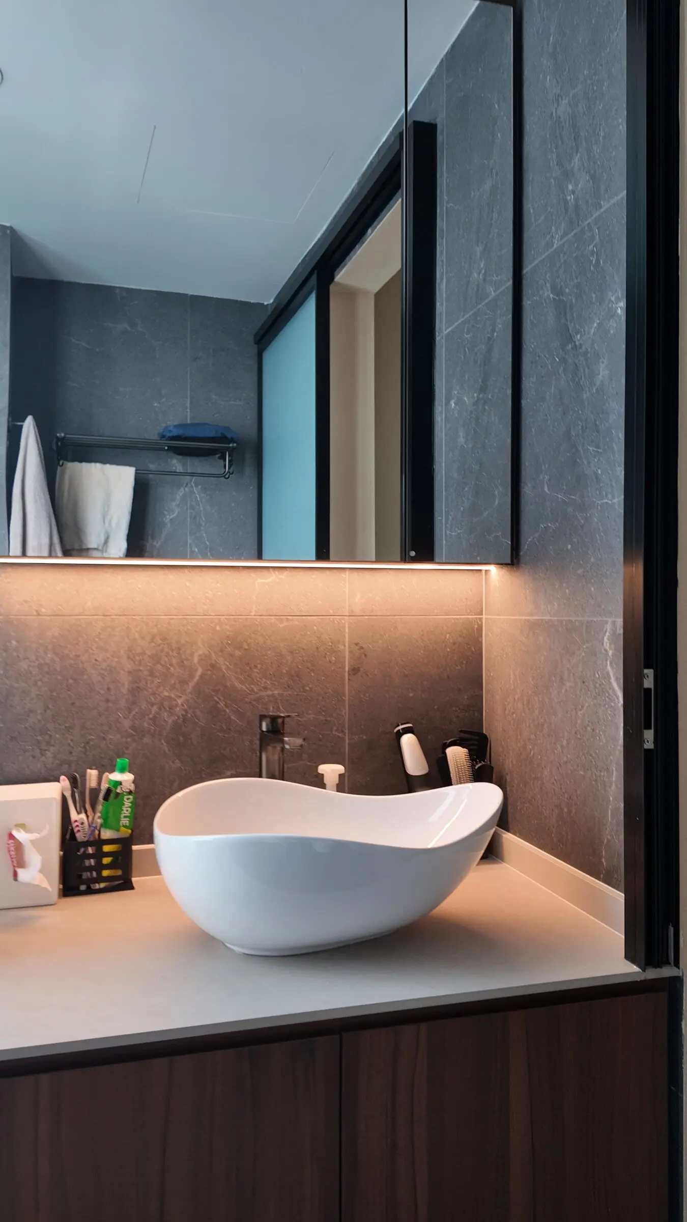 Bathroom shower fittings at Lakeshore